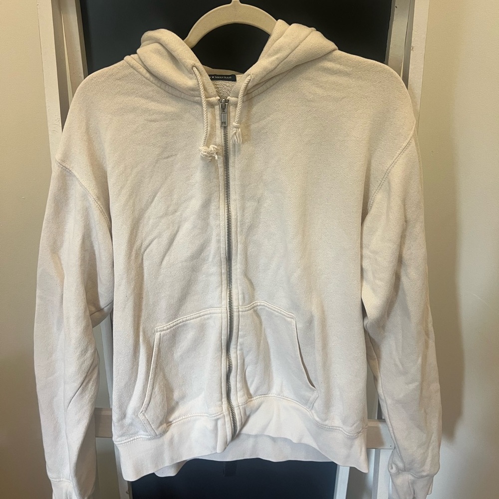 Brandy Melville Cream Hoodie